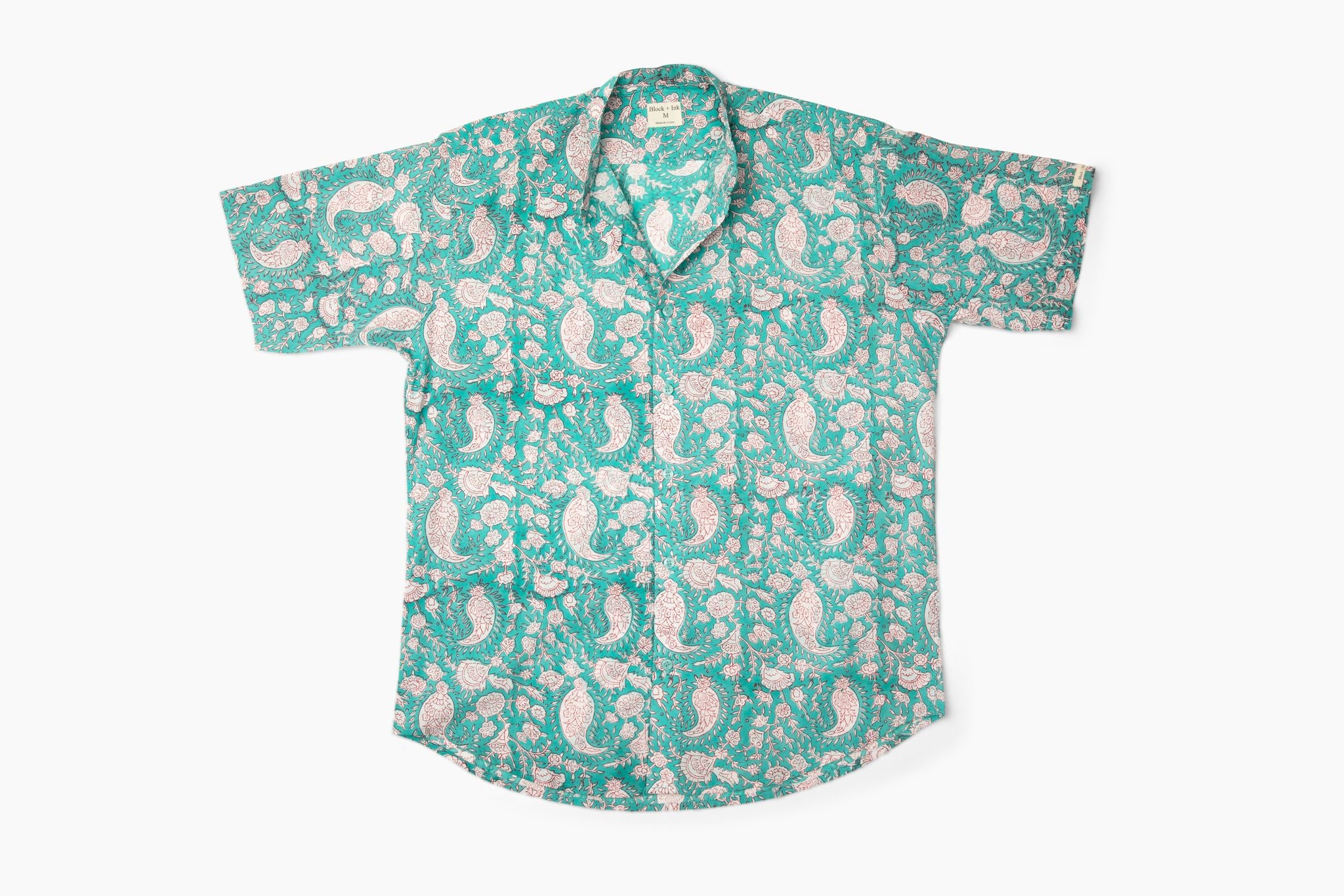 Teal Paisley